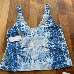 Reformation never been worn tie dye tank
